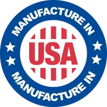 Manufactured in USA badge